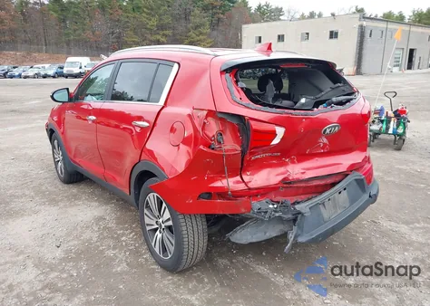 2014 Kia Sportage Ex из США, поврежденный, VIN KNDPCCAC0E7614643